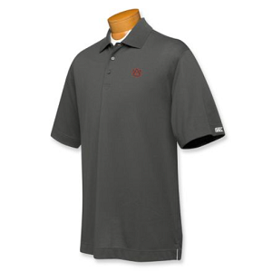 Auburn Tigers Men's CB DryTec Championship Polo - Charcoal
